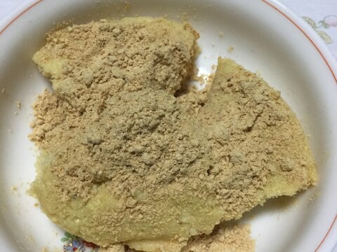 おからと豆腐ときな粉の蒸しパン風